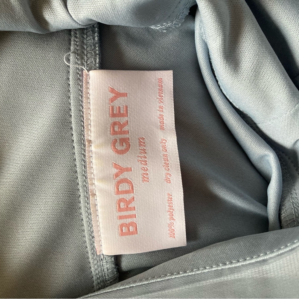 Birdy gray bridesmaid dress